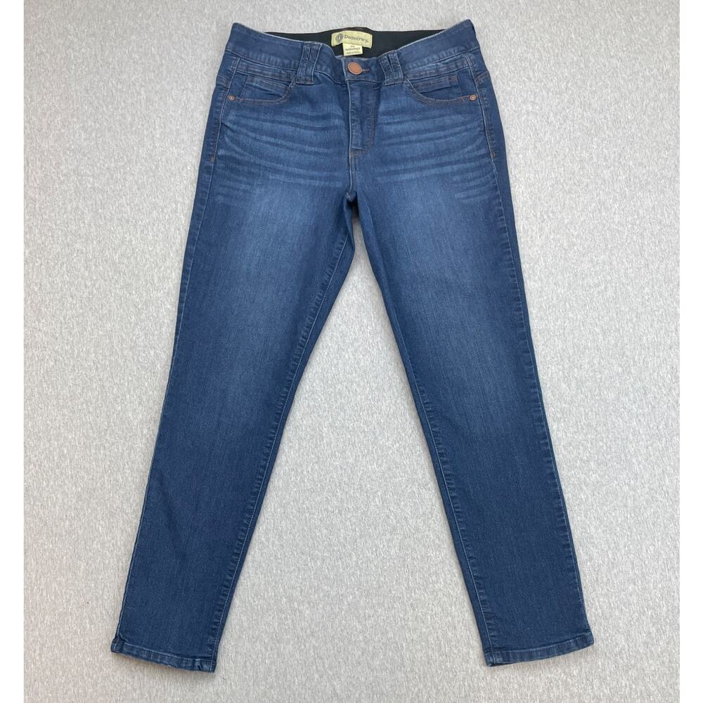 Democracy Jeans Womens 8 Blue Denim Cotton Blend Stretch Ab Technology Skinny